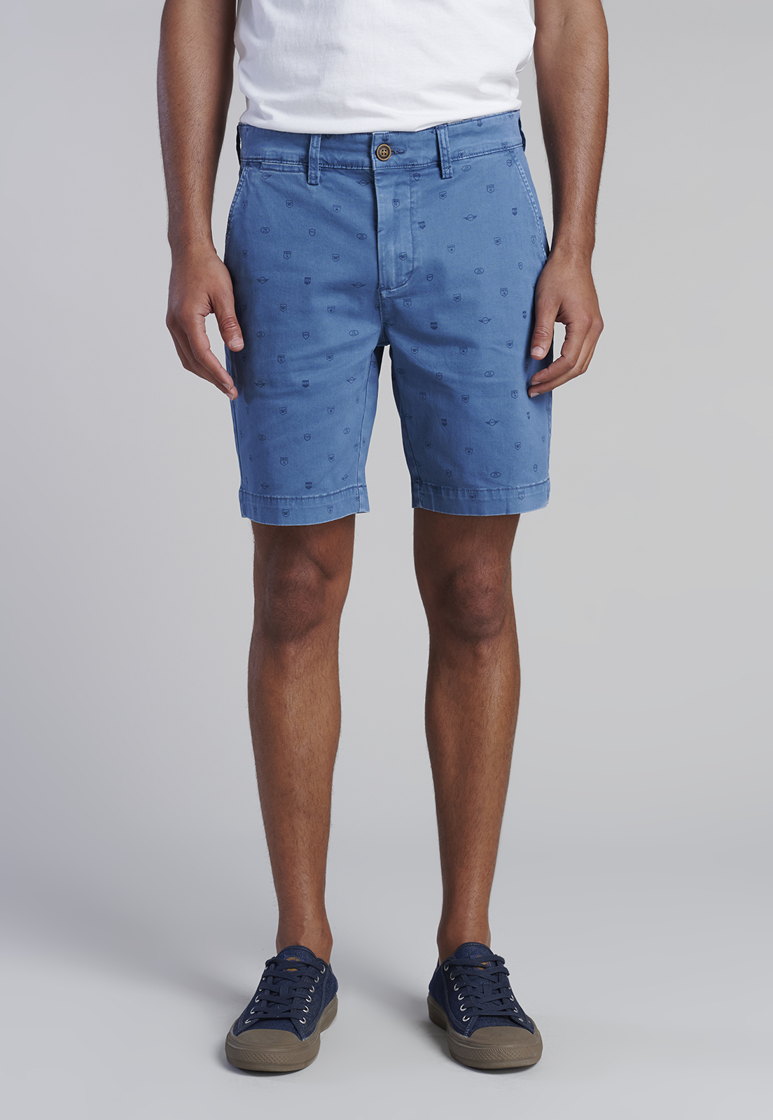 BERMUDA ALGODÓN HOMBRE FEROUCH INDIGO 251301Y0049 RICHMOND F - 1
