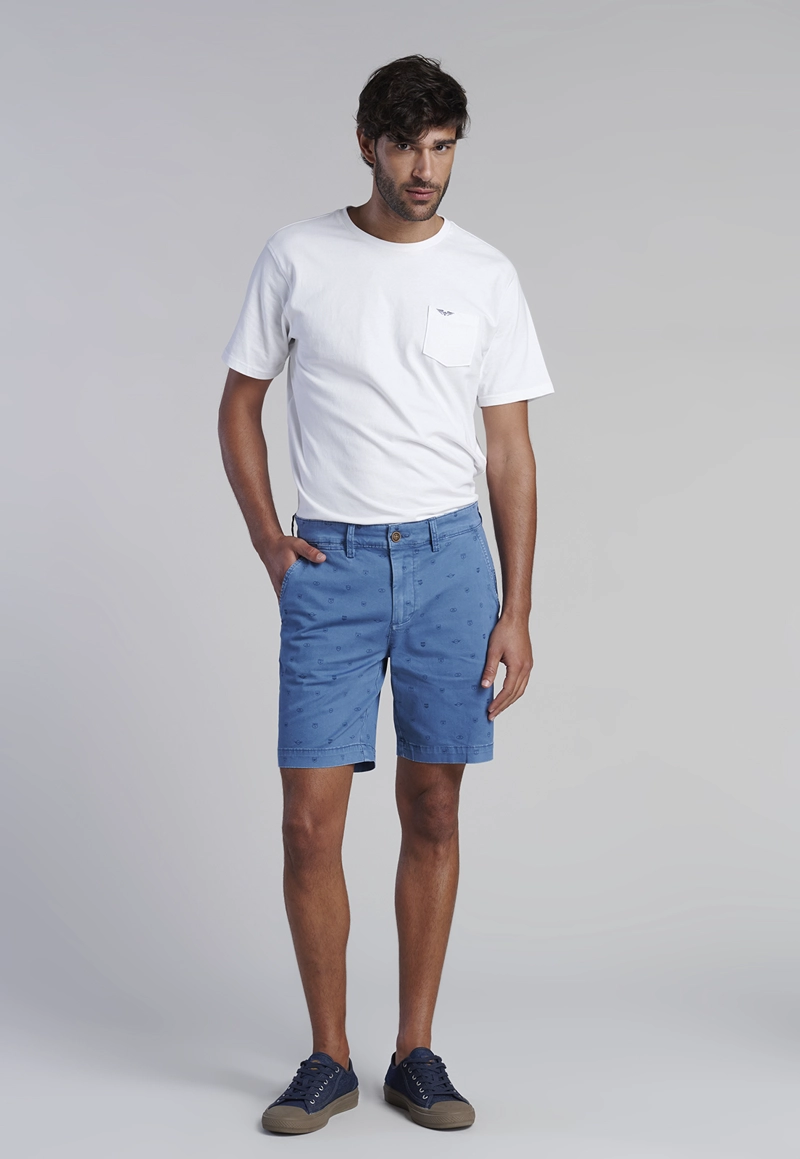 BERMUDA ALGODÓN HOMBRE FEROUCH INDIGO 251301Y0049 RICHMOND F - 2