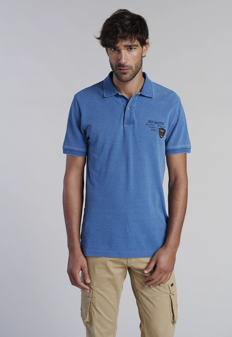 POLERA POLO PORTLAND INDIGO - 1