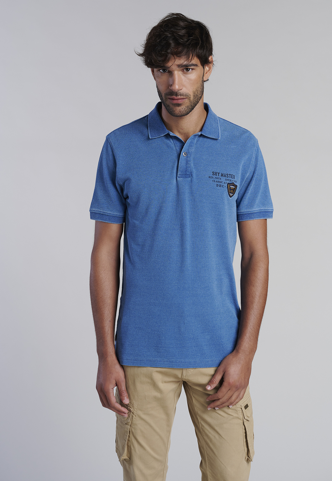 POLERA POLO PORTLAND INDIGO - 1