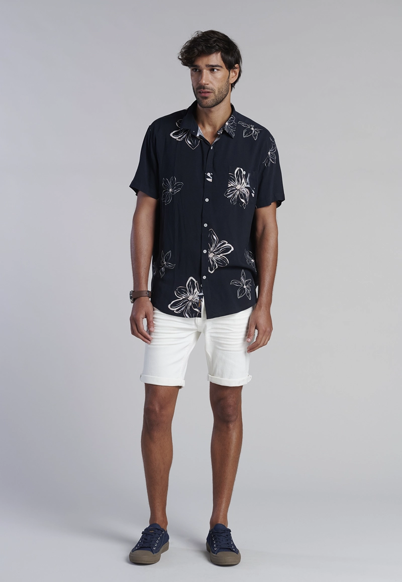 CAMISA ESTAMPADA DENVER FJ BLACK - 2