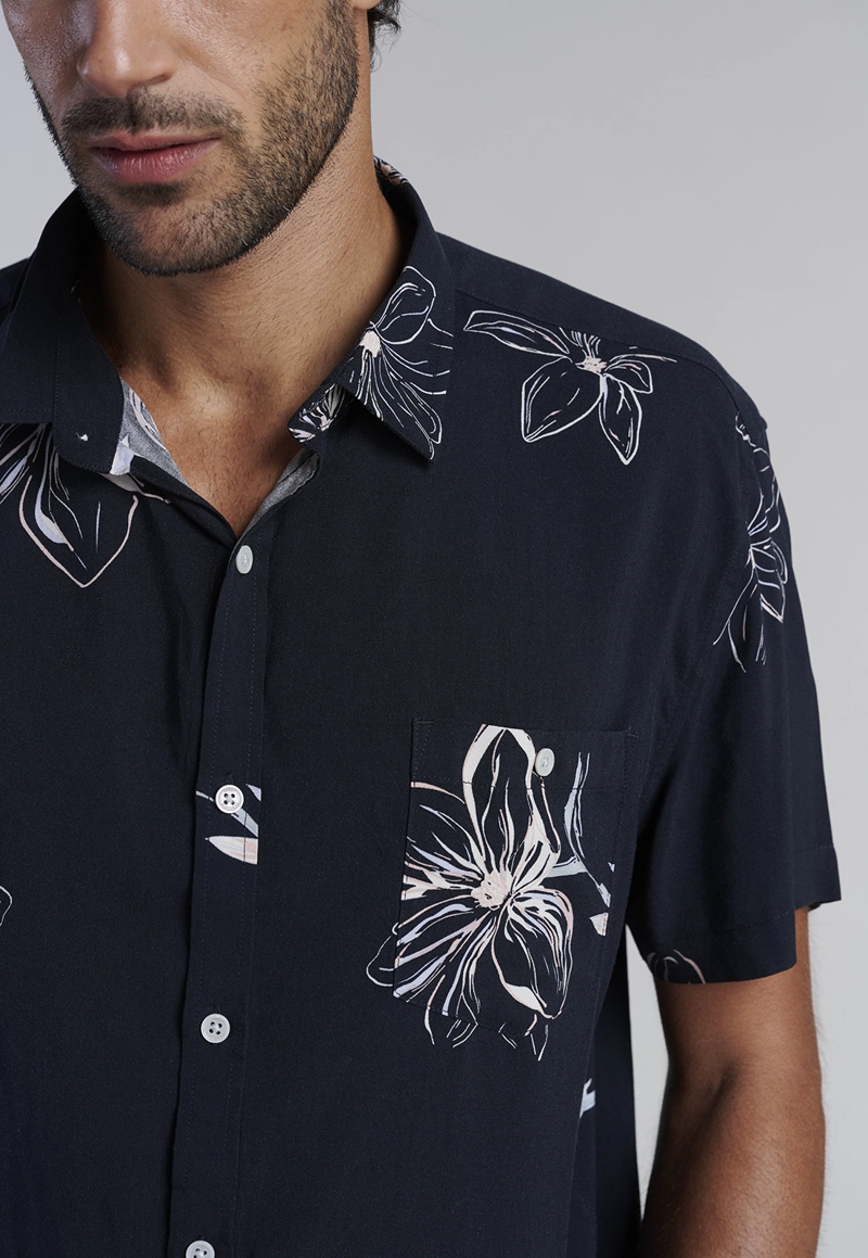 CAMISA ESTAMPADA DENVER FJ BLACK - 3