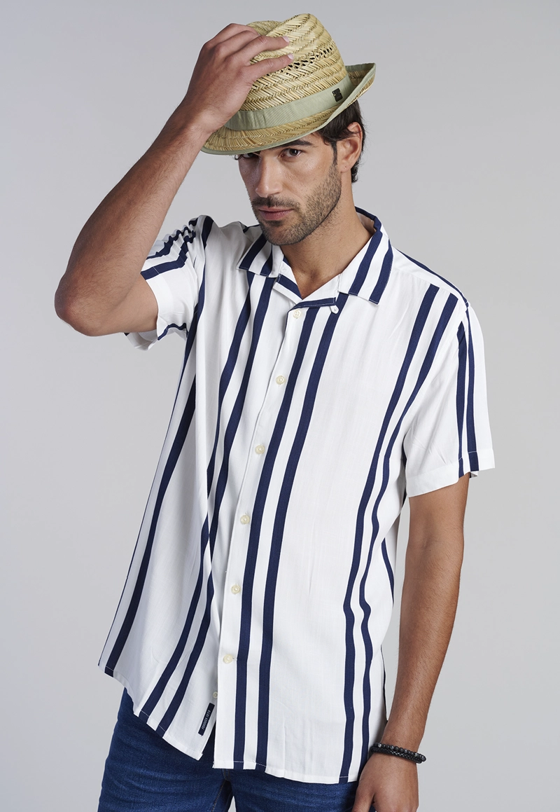 CAMISA INDIANA F ECRU - 5