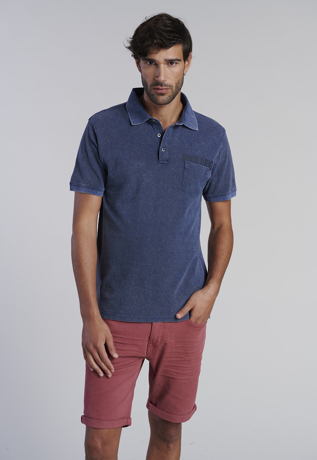 POLERA POLO HAWAI NAVY - 1
