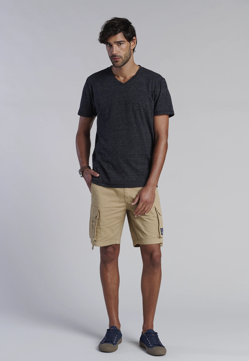 POLERA V NECK ALASKA BLACK - 2