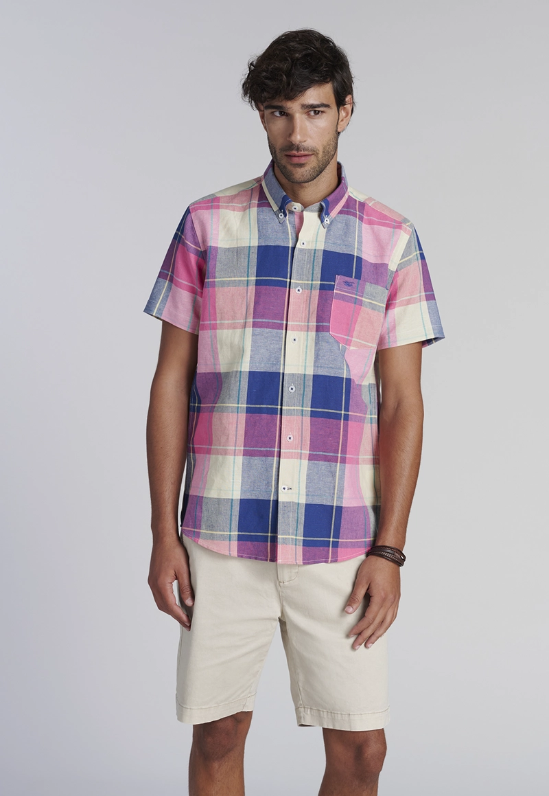 CAMISA CHECK COLORADO F VIOLET - 1