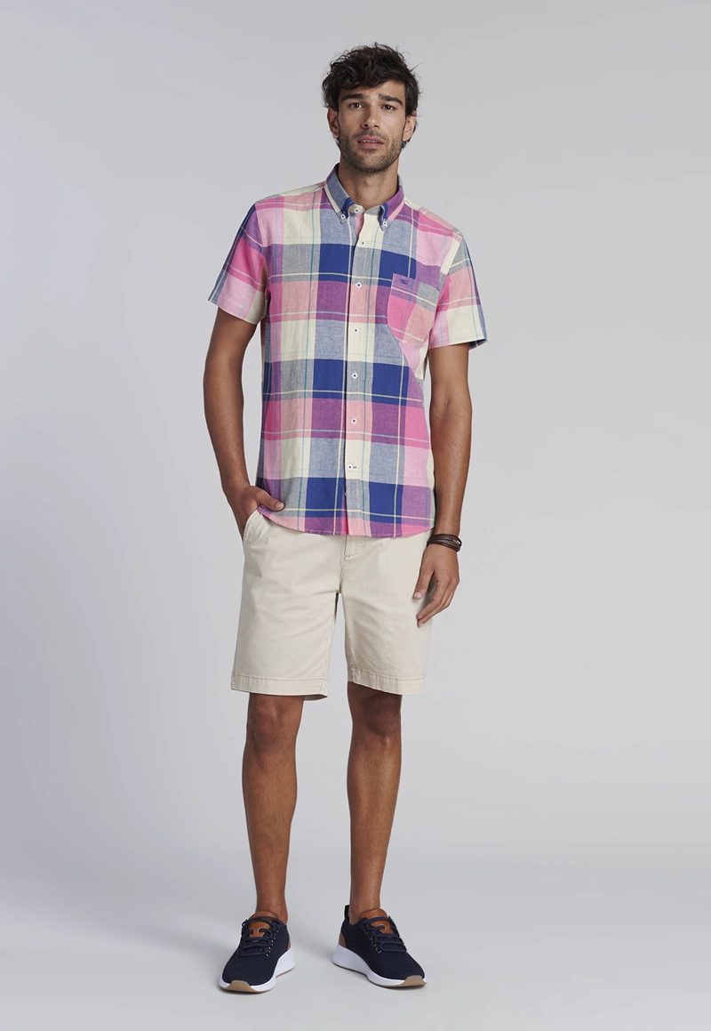 CAMISA CHECK COLORADO F VIOLET - 2