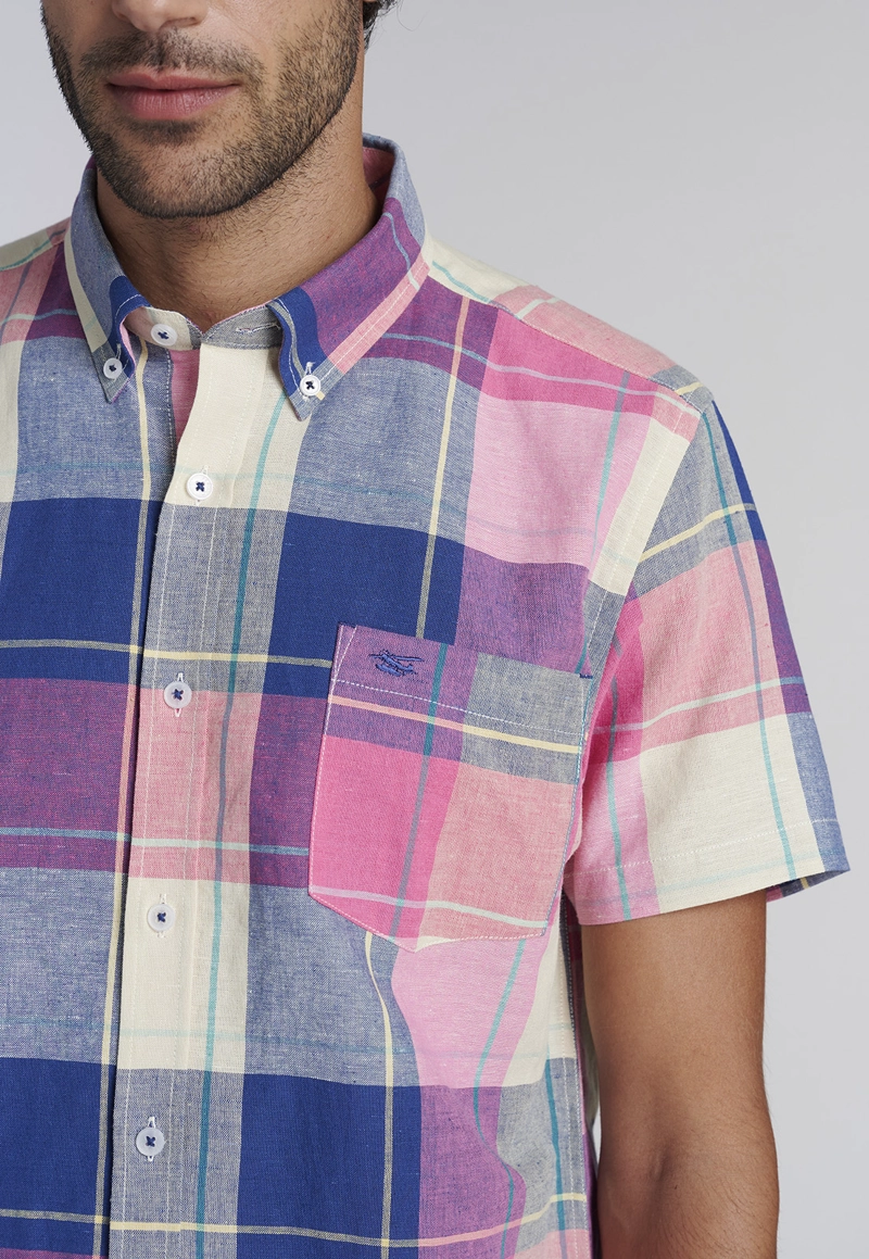 CAMISA CHECK COLORADO F VIOLET - 3