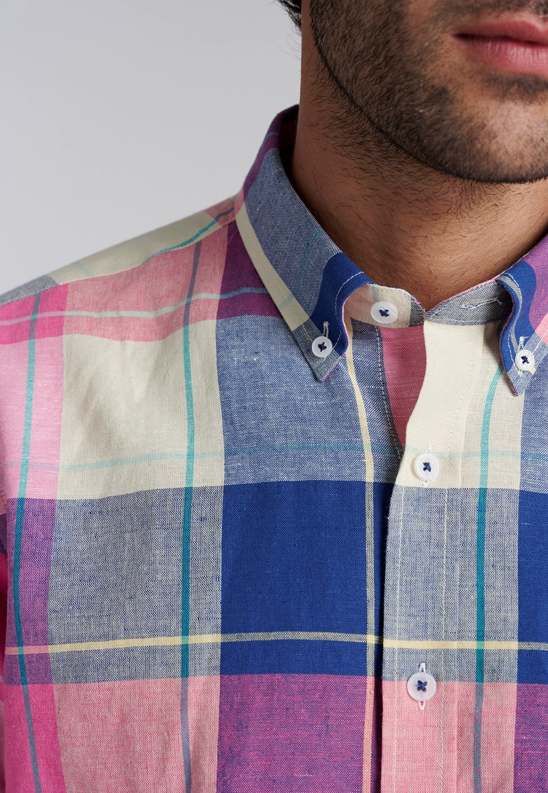 CAMISA CHECK COLORADO F VIOLET - 5