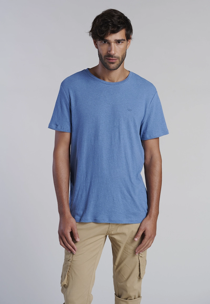 POLERA LINO ALBANY LT. BLUE - 1