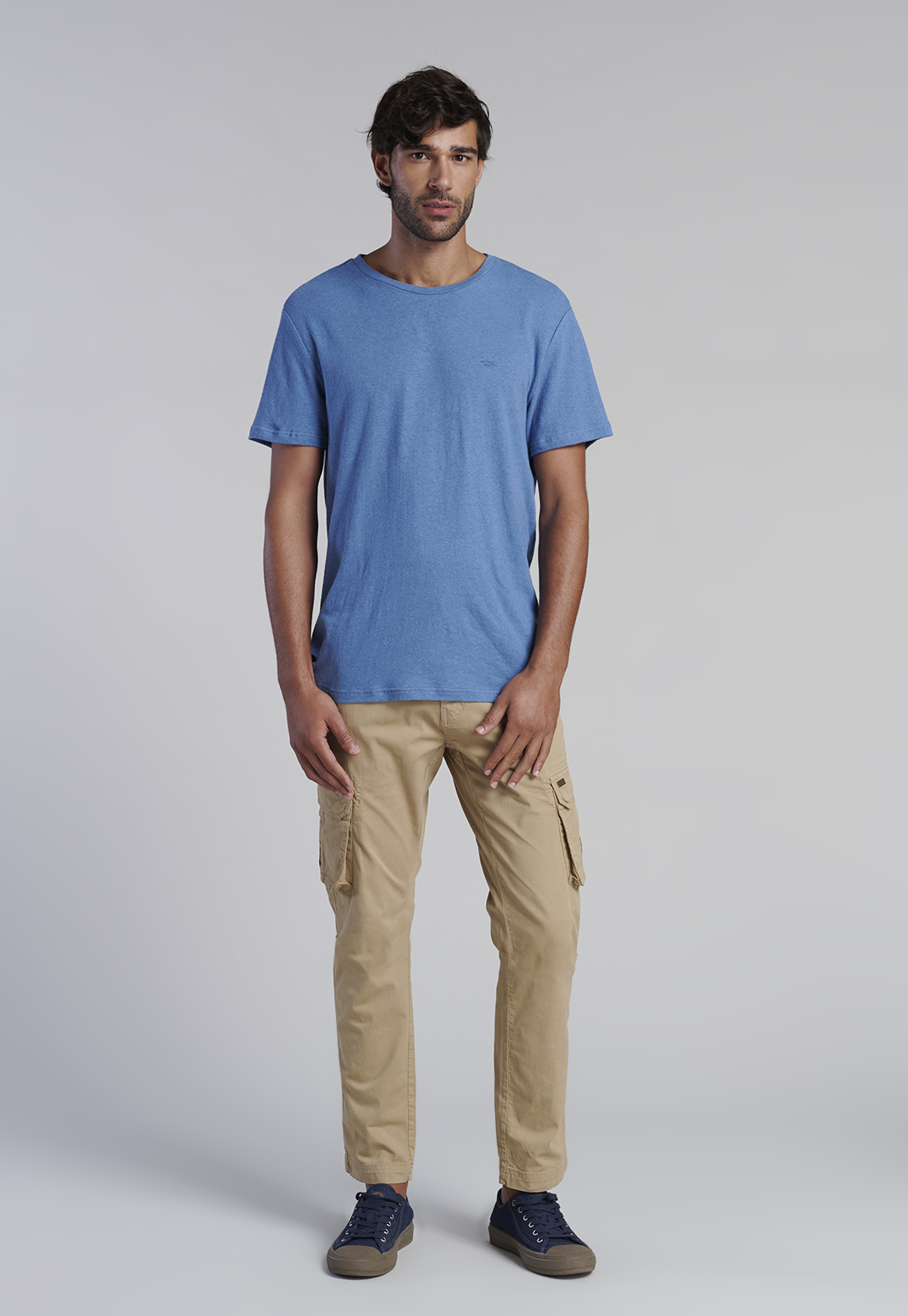 POLERA LINO ALBANY LT. BLUE - 2