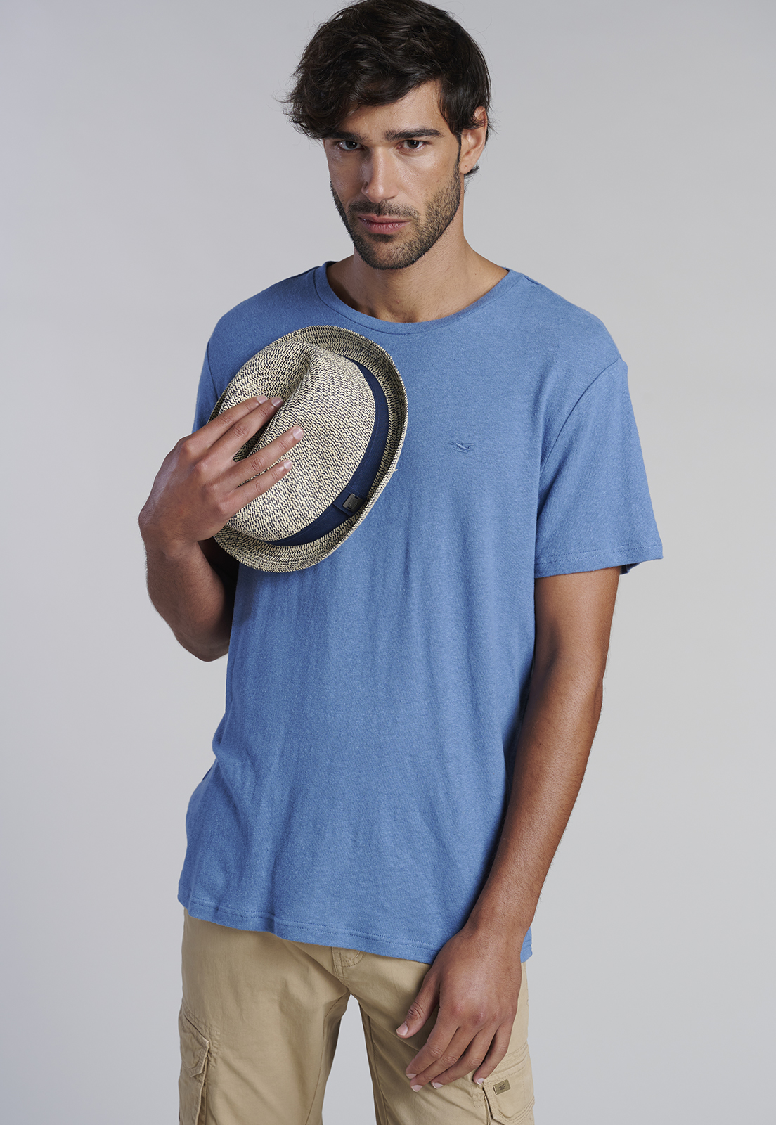 POLERA LINO ALBANY LT. BLUE - 5