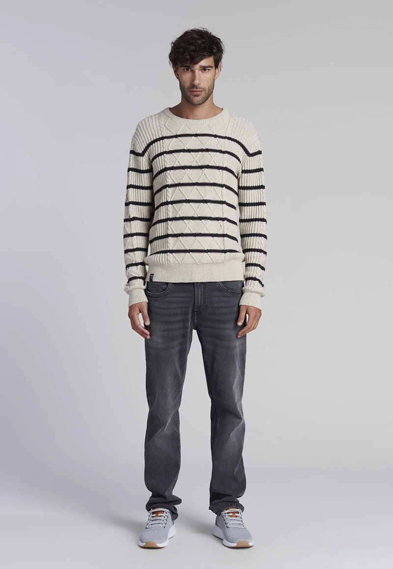 SWEATER PORTLAND F ECRU - 2