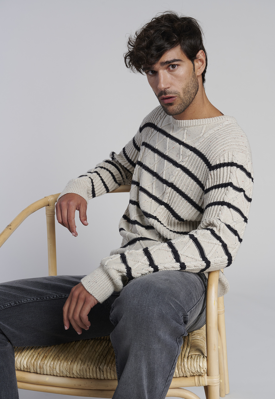 SWEATER PORTLAND F ECRU - 5