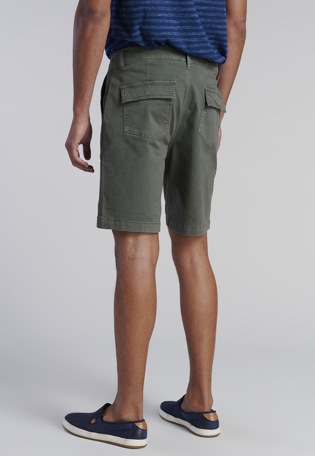 BERMUDA ALGODÓN HOMBRE FEROUCH VERDE 251307Y0042 BOSTON F MILITARY - 4