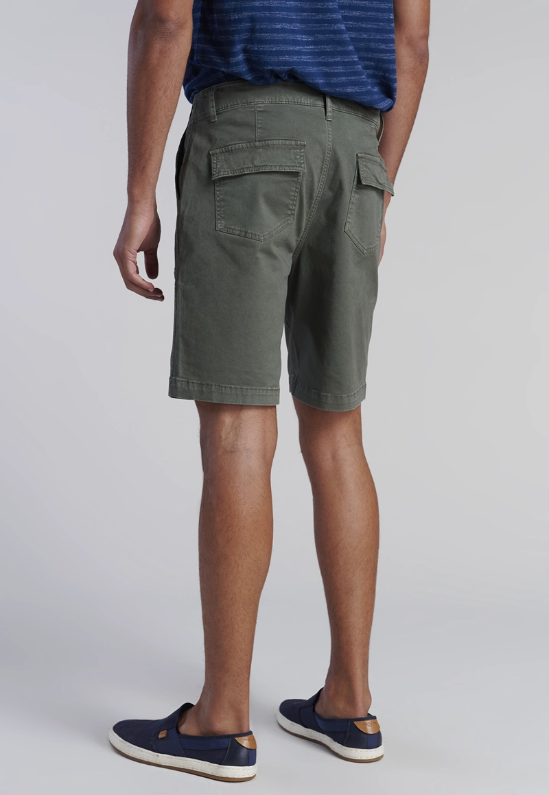 BERMUDA ALGODÓN HOMBRE FEROUCH VERDE 251307Y0042 BOSTON F MILITARY - 4