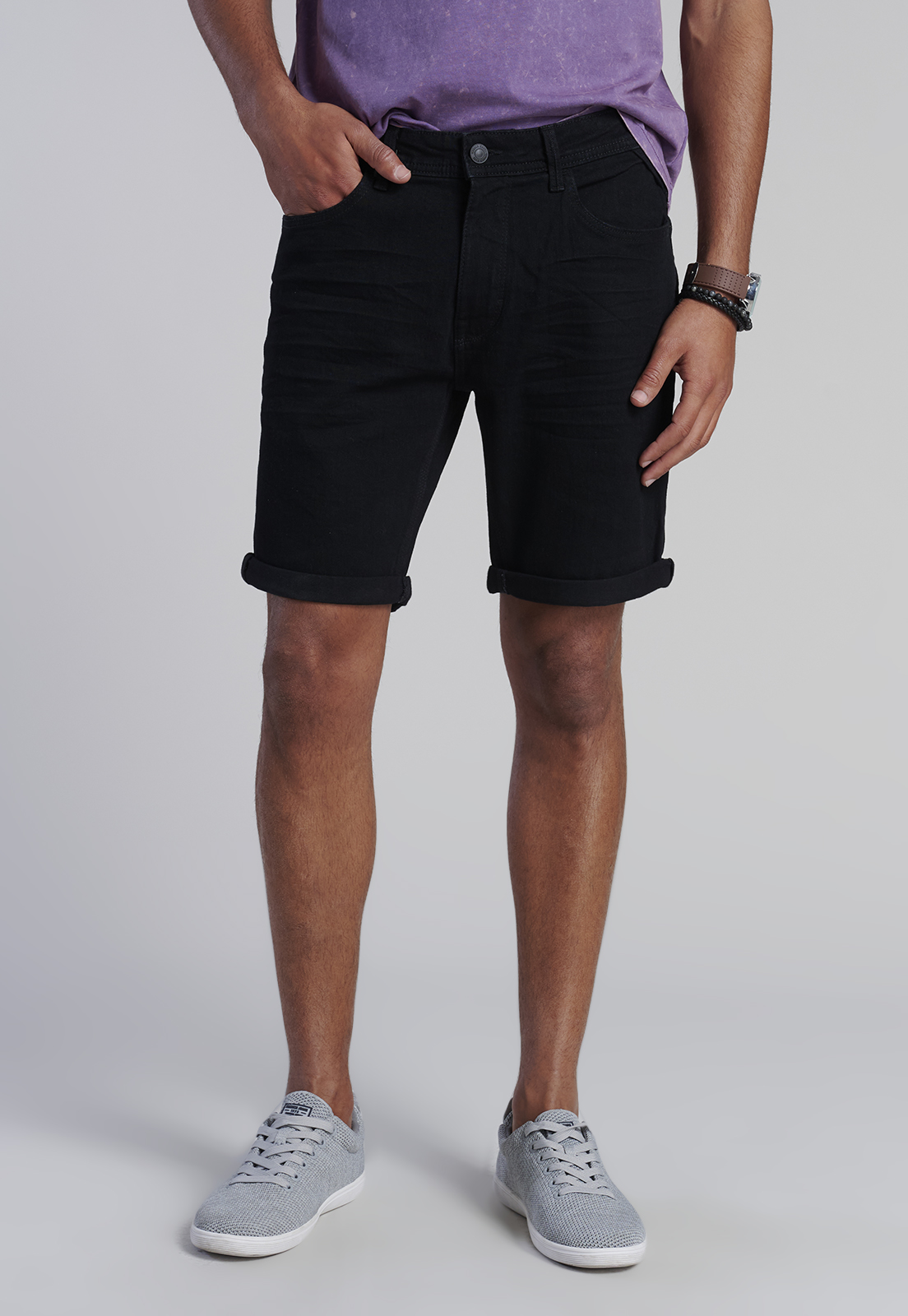 BERMUDA ALGODÓN HOMBRE FEROUCH BLACK 257405Y0016 EDMOND FJ - 1