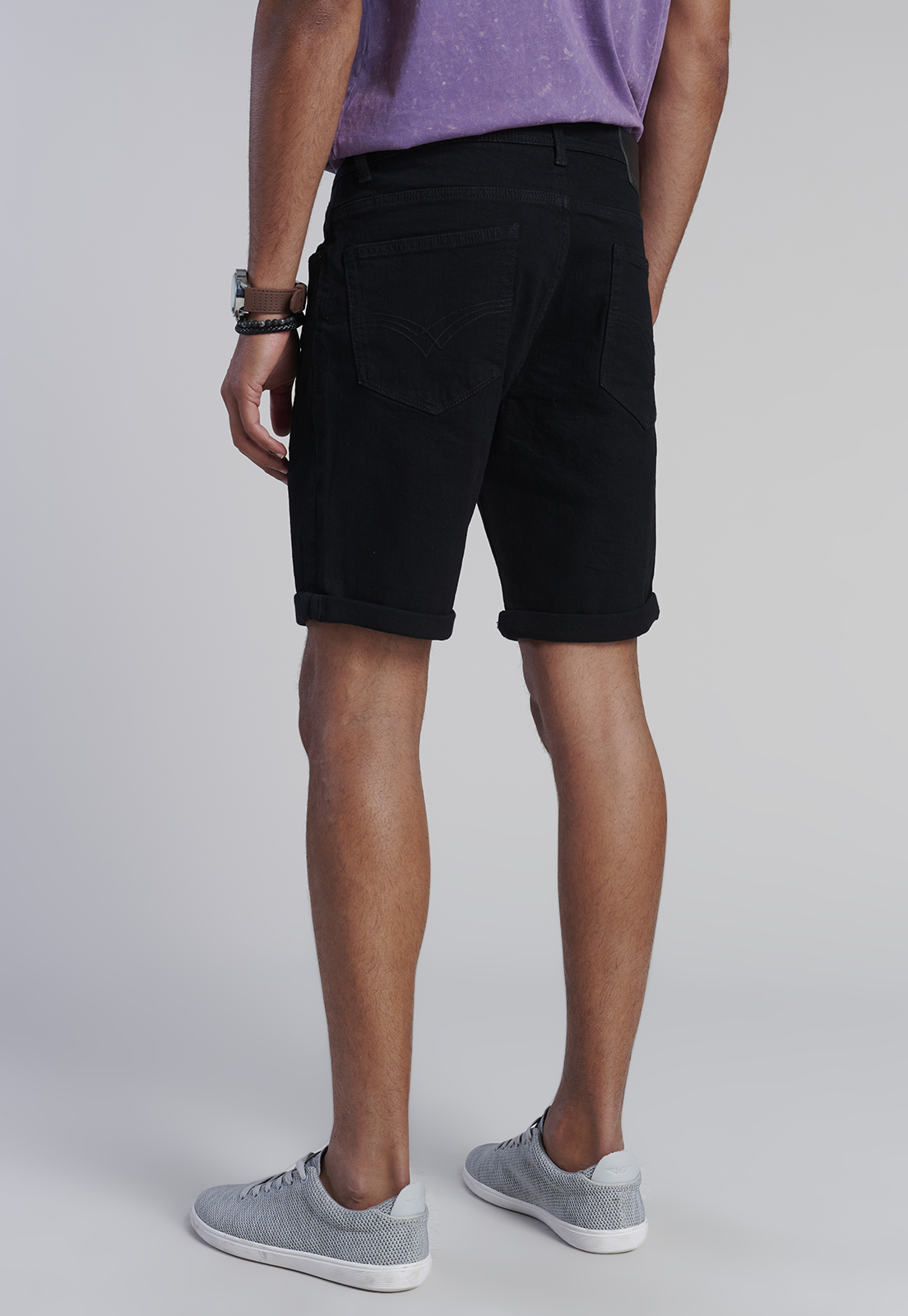 BERMUDA ALGODÓN HOMBRE FEROUCH BLACK 257405Y0016 EDMOND FJ - 4