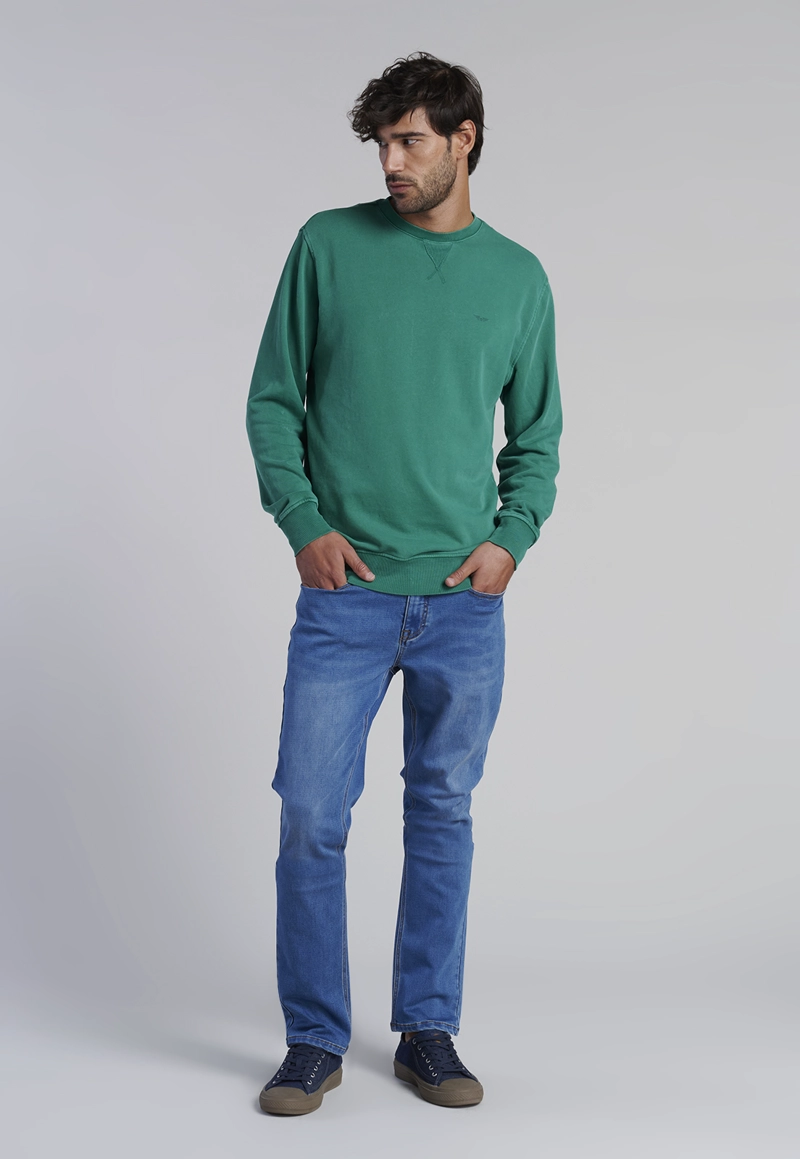 POLERON CREW NECK ANAHEIM GREEN - 2