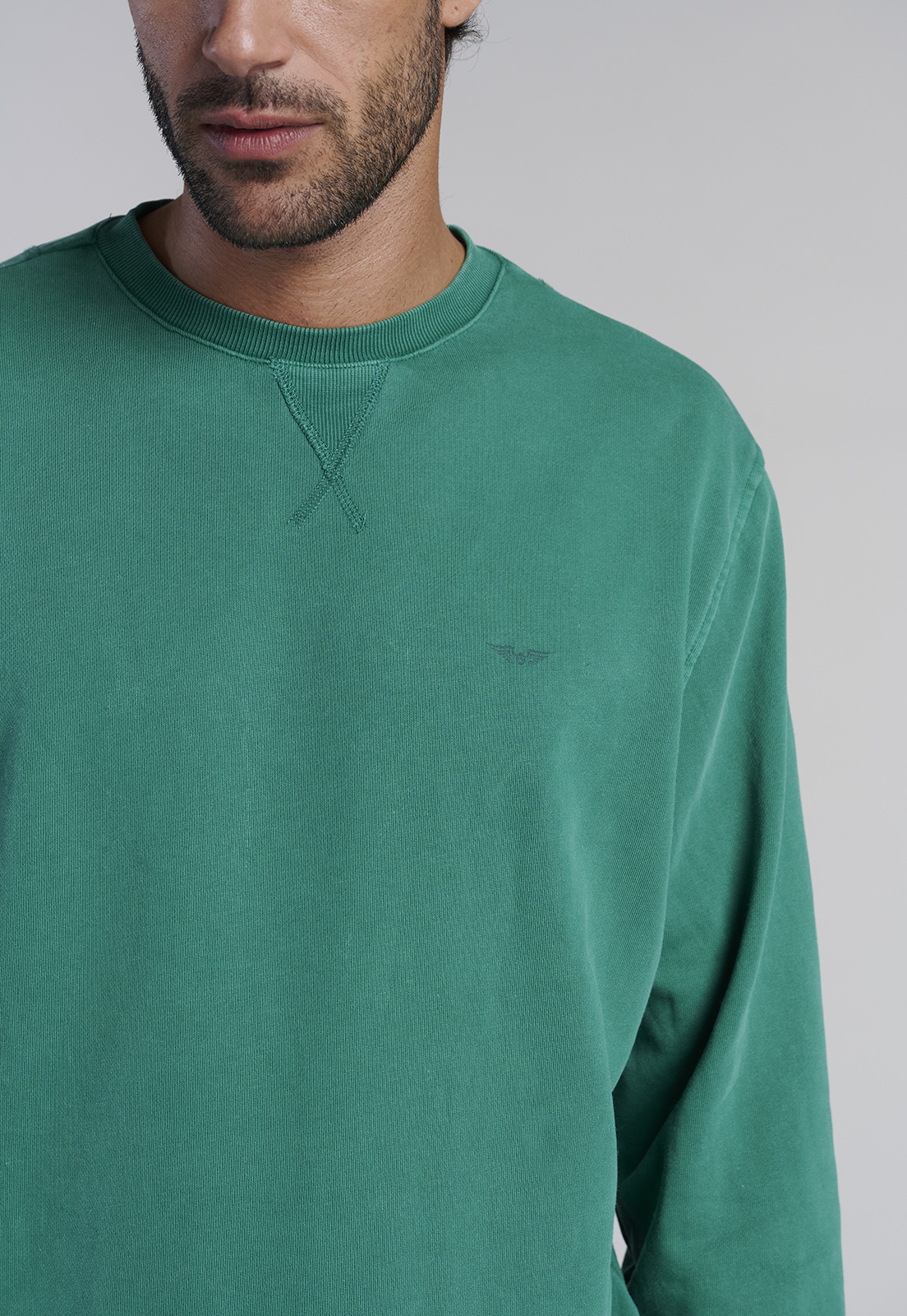POLERON CREW NECK ANAHEIM GREEN - 3