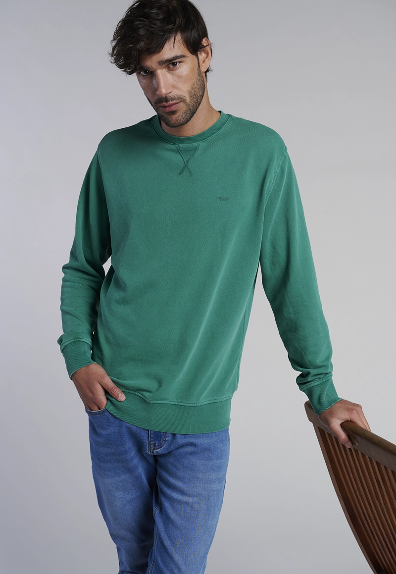 POLERON CREW NECK ANAHEIM GREEN - 5