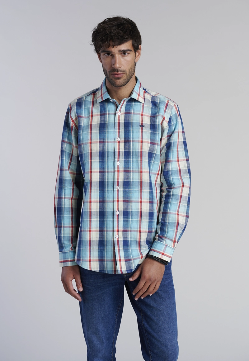 CAMISA CHECK FONTANA F RIVER - 1
