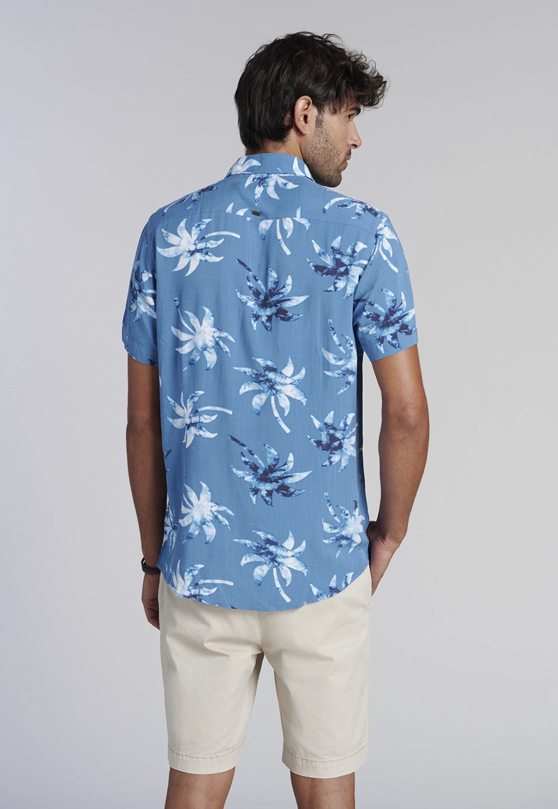 CAMISA ESTAMPADA BRISTOL FJ INDIGO - 4