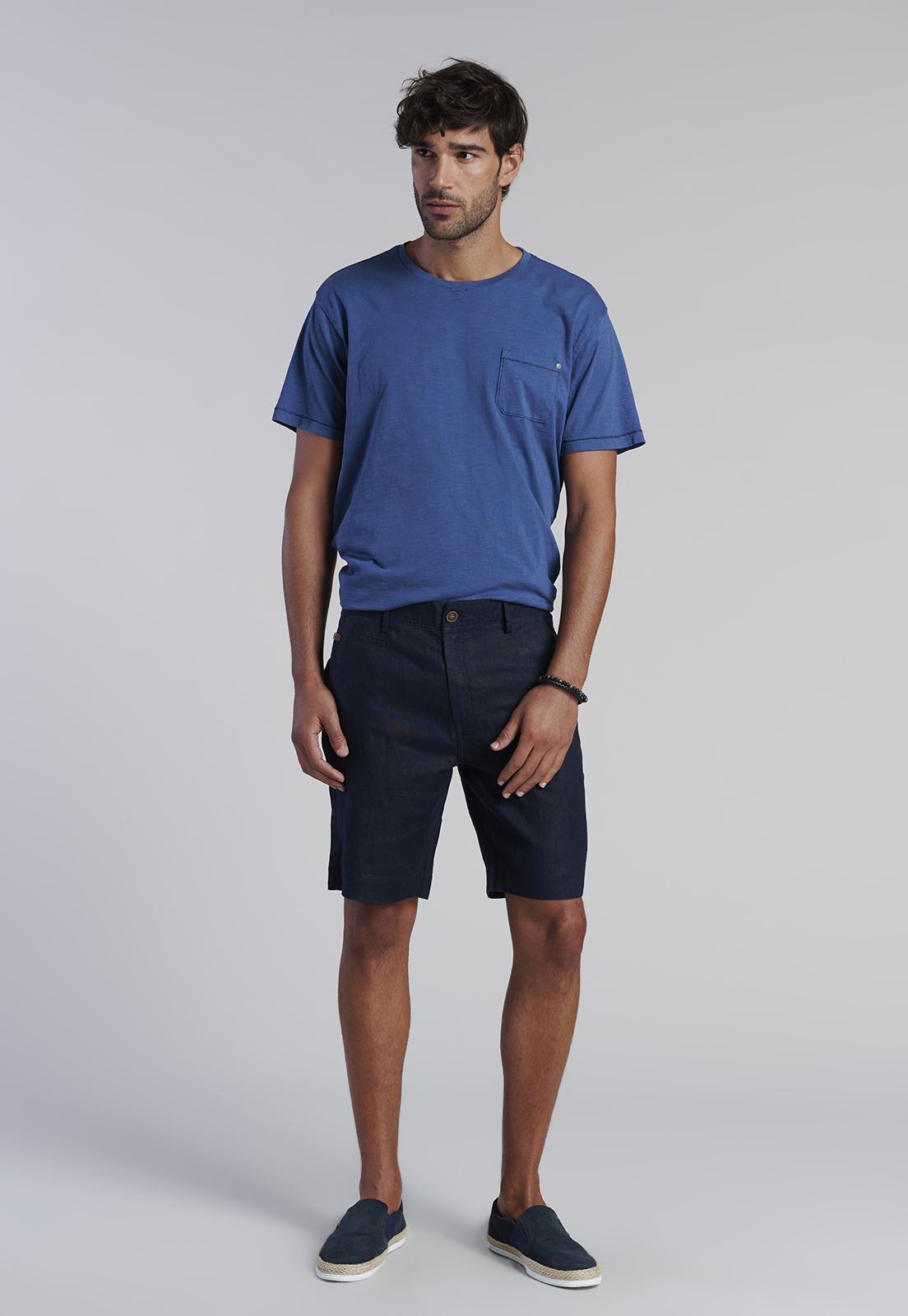 BERMUDA LINO HOMBRE FEROUCH NAVY 251308Y0034 CALIFORNIA F - 1