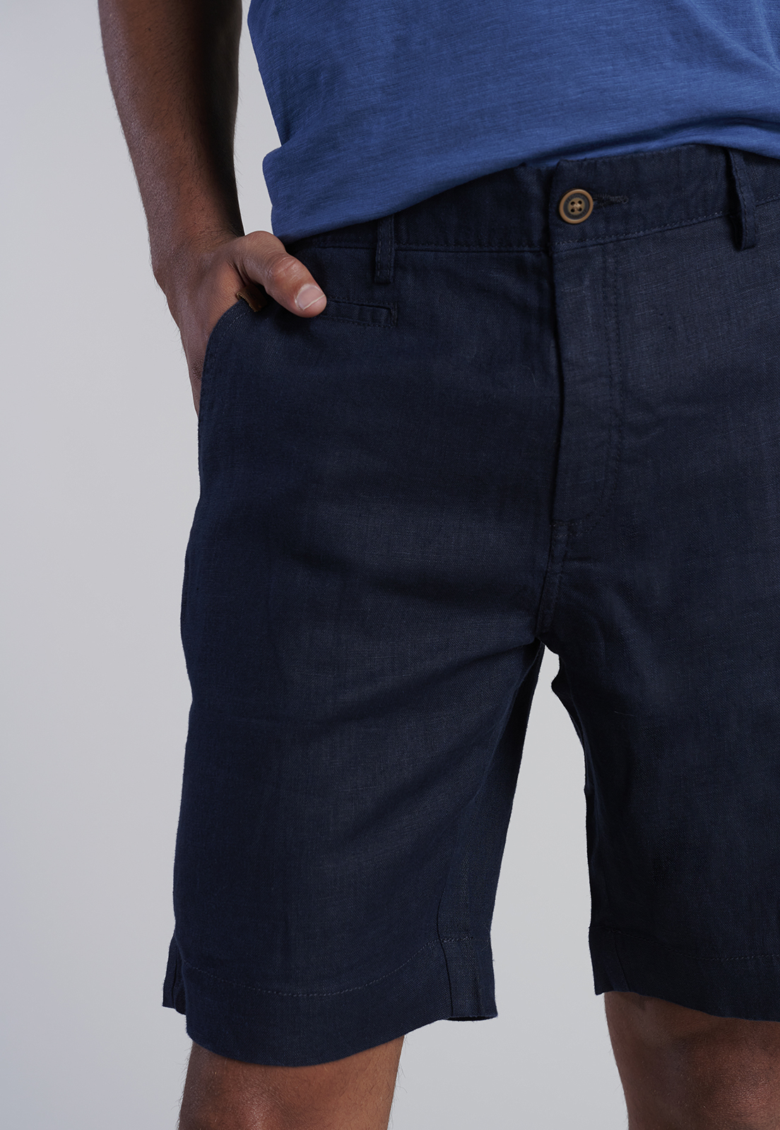BERMUDA LINO HOMBRE FEROUCH NAVY 251308Y0034 CALIFORNIA F - 3