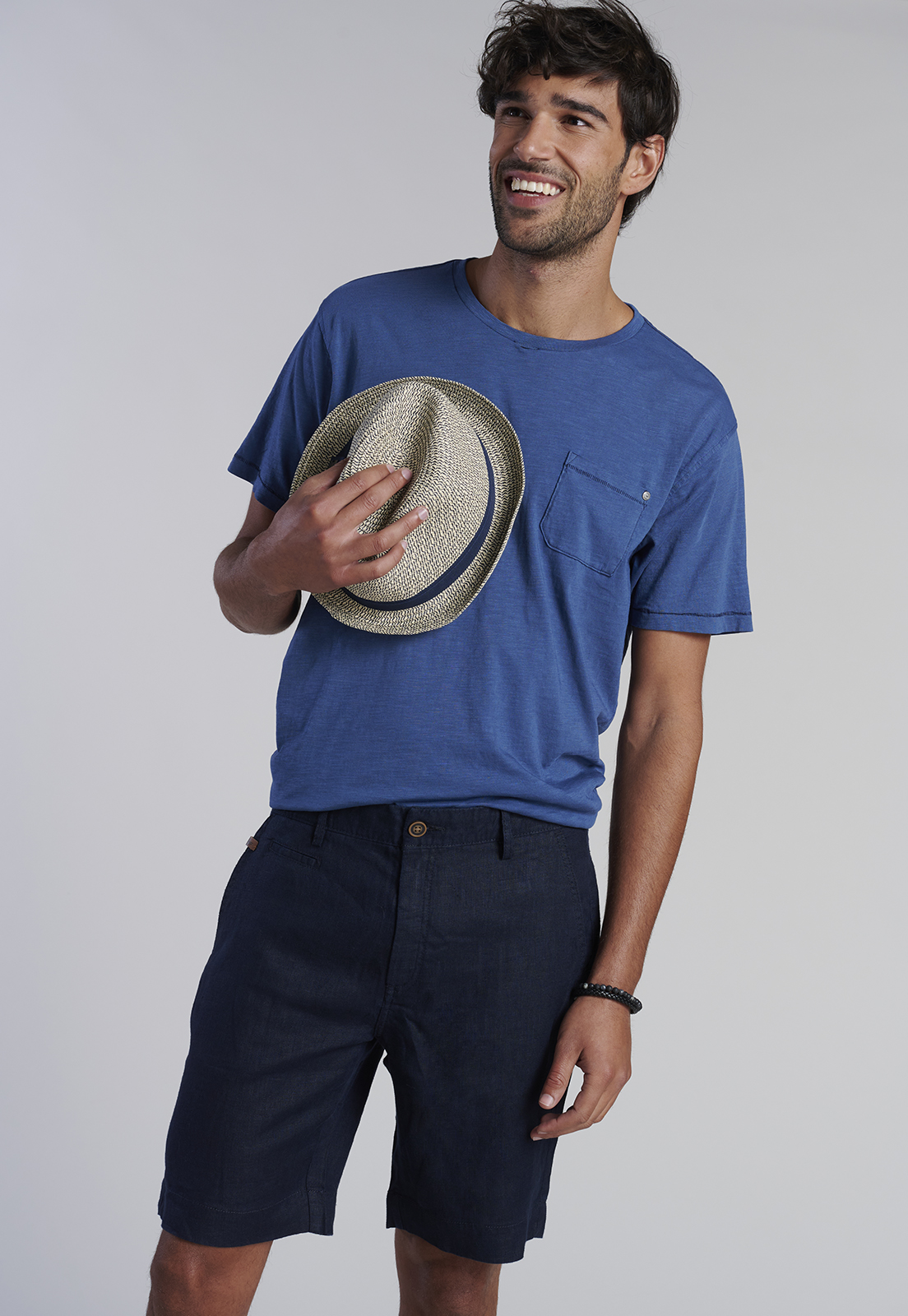 BERMUDA LINO HOMBRE FEROUCH NAVY 251308Y0034 CALIFORNIA F - 5