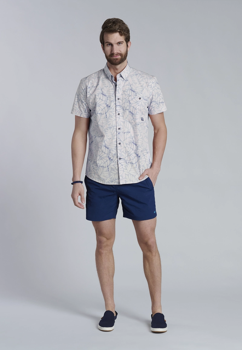 CAMISA ESTAMPADA NEVADA FJ NAVY - 2