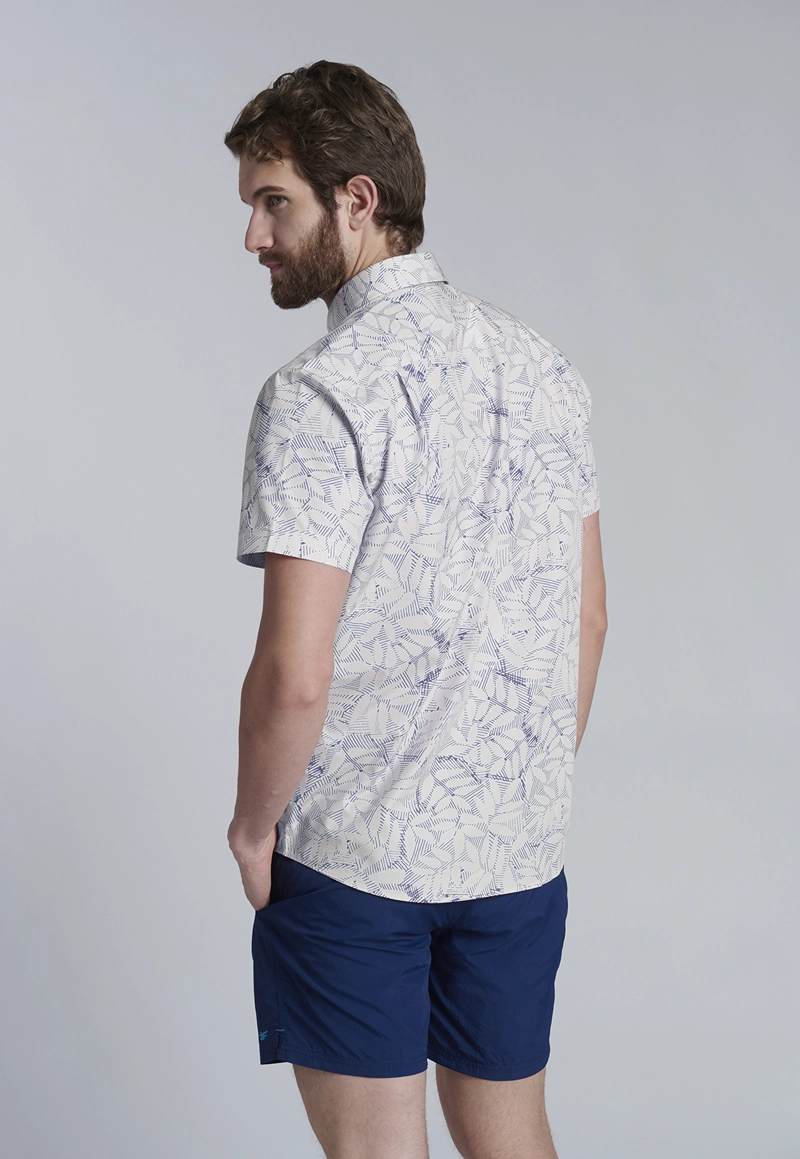 CAMISA ESTAMPADA NEVADA FJ NAVY - 4