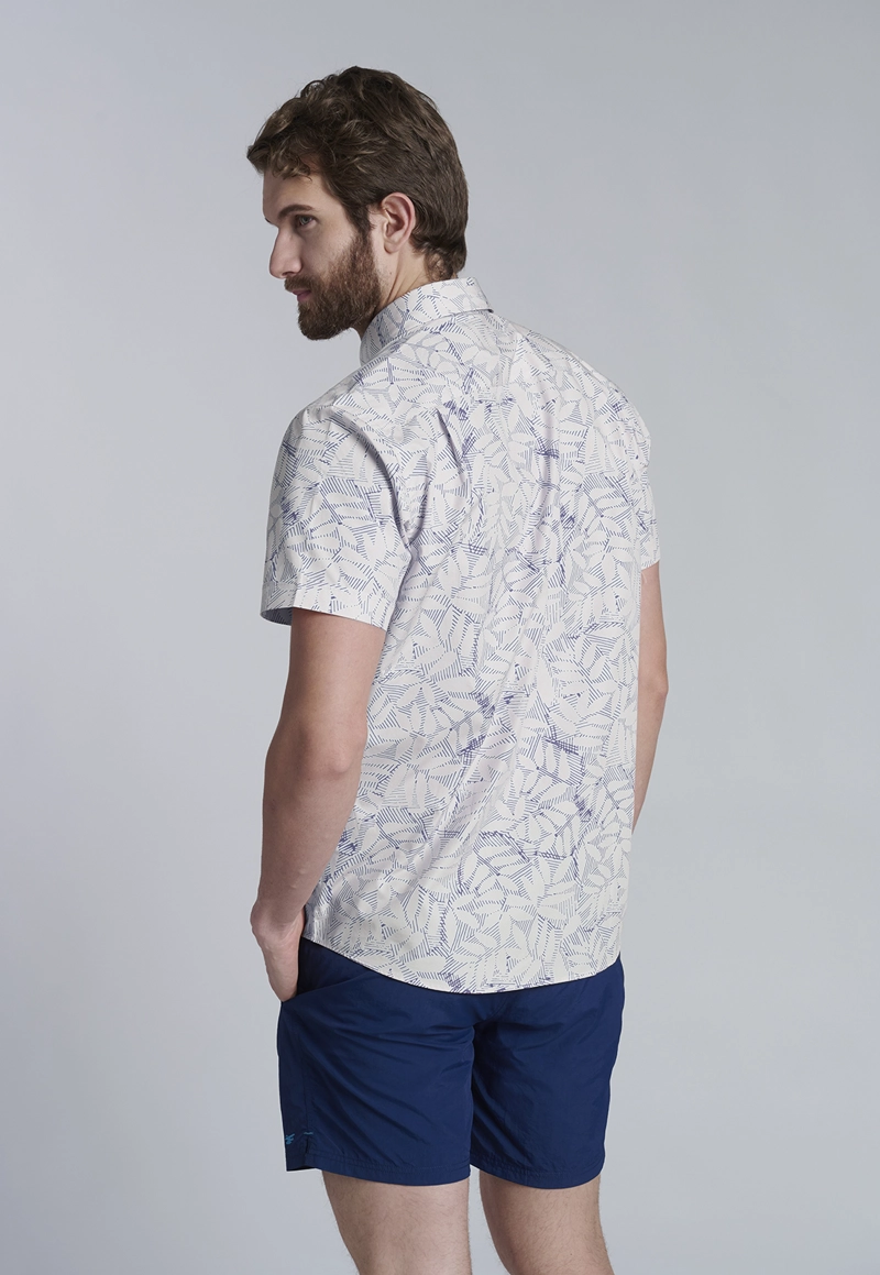 CAMISA ESTAMPADA NEVADA FJ NAVY - 4