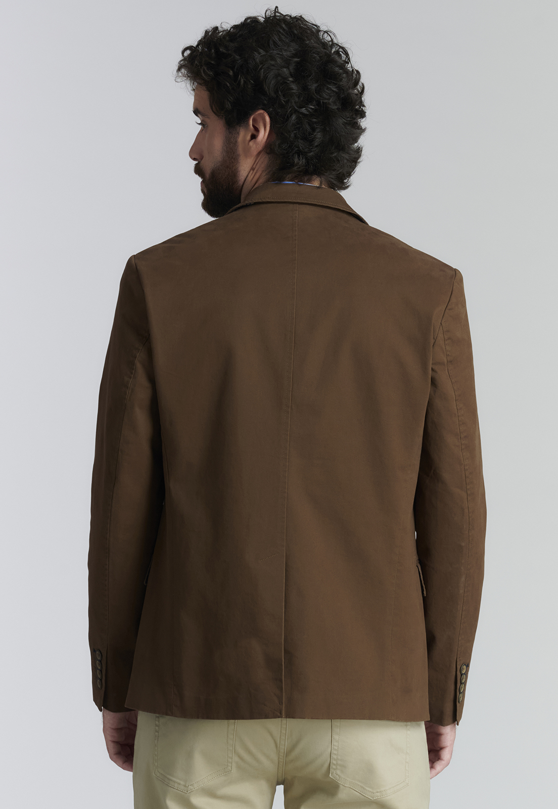 BLAZER ALGODÓN HOMBRE FEROUCH BEIGE STANFORD F SMART CASUAL NUTS - 4