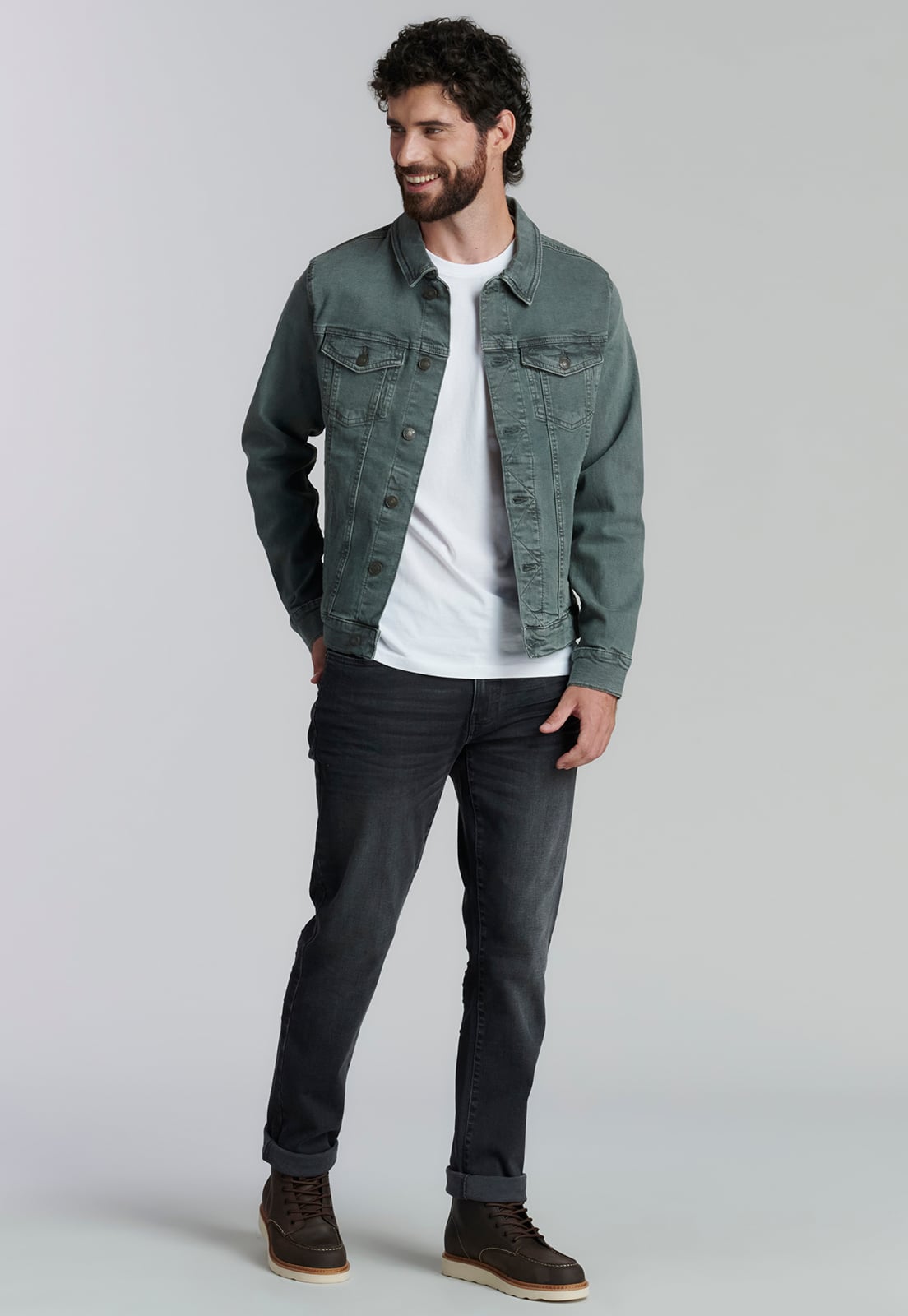 CHAQUETA ALGODÓN HOMBRE FEROUCH CAFE ASPEN FJS FOREST - 2