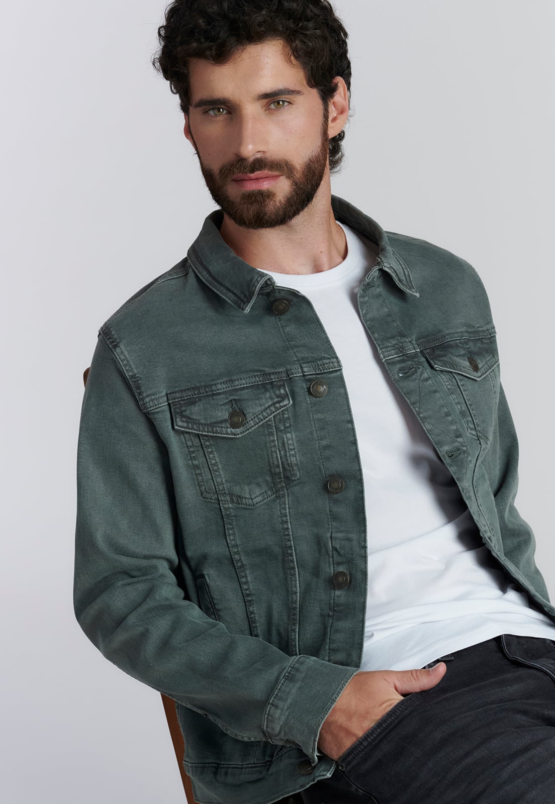 CHAQUETA ALGODÓN HOMBRE FEROUCH CAFE ASPEN FJS FOREST - 5