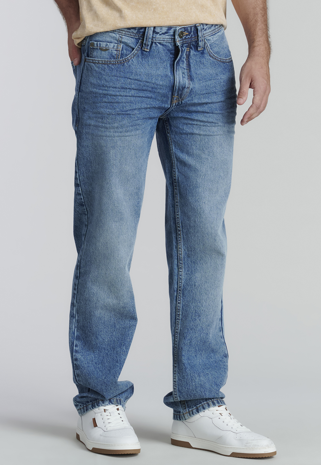 JEANS ALGODÓN HOMBRE FEROUCH AZUL ORLANDO FJS - 1