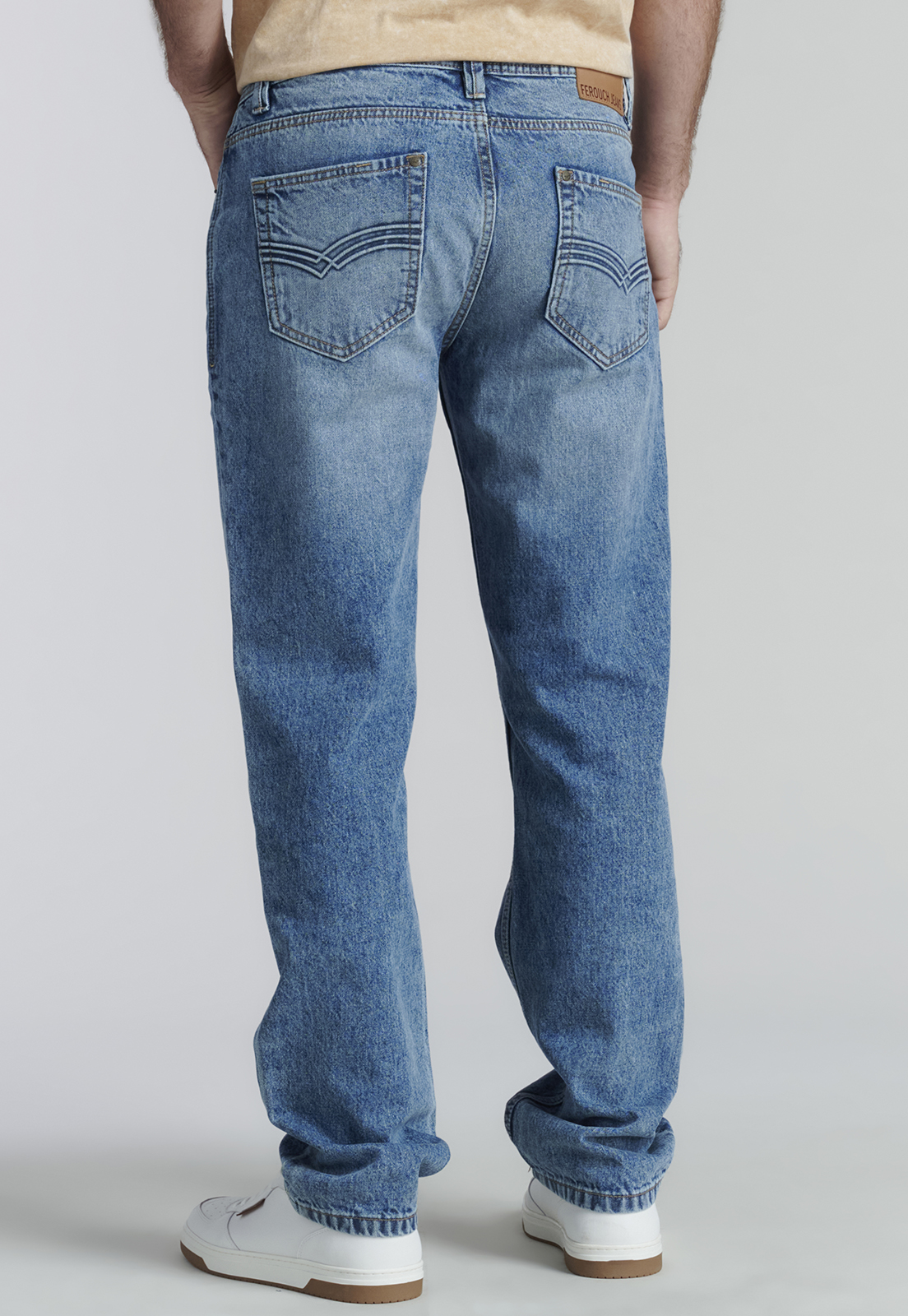 JEANS ALGODÓN HOMBRE FEROUCH AZUL ORLANDO FJS - 4