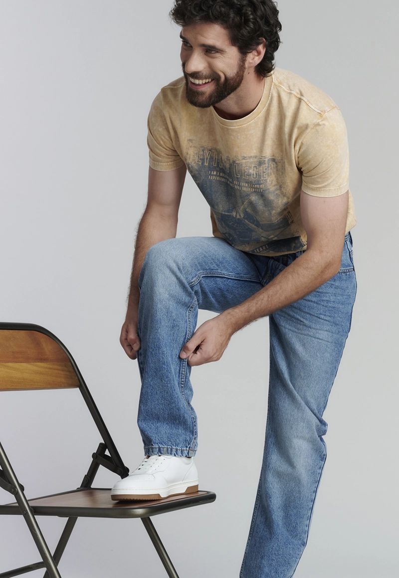 JEANS ALGODÓN HOMBRE FEROUCH AZUL ORLANDO FJS - 5