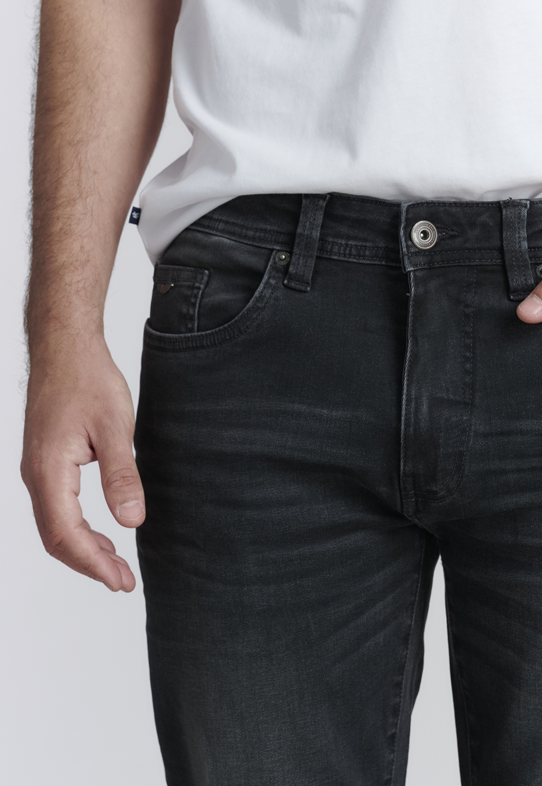 JEANS ALGODÓN HOMBRE FEROUCH GRIS BÁSICO BRISTOL FJS GREY - 3
