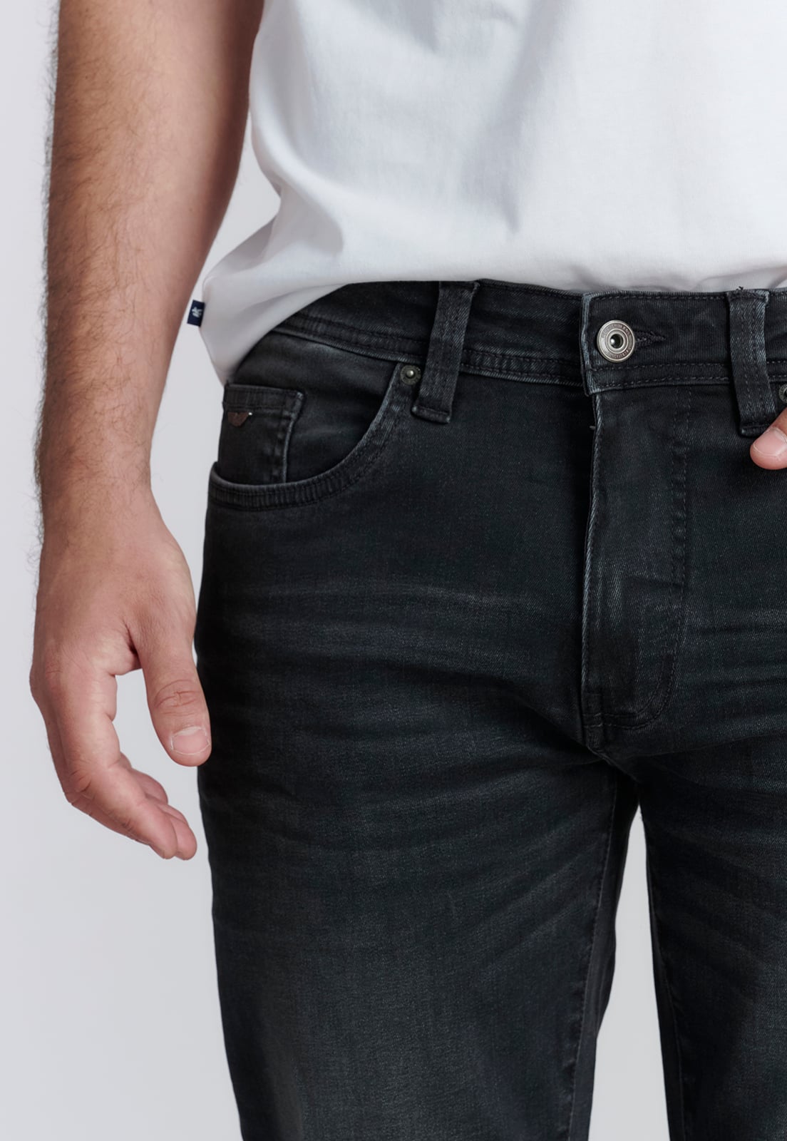 JEANS ALGODÓN HOMBRE FEROUCH GRIS BÁSICO BRISTOL FJS GREY - 3