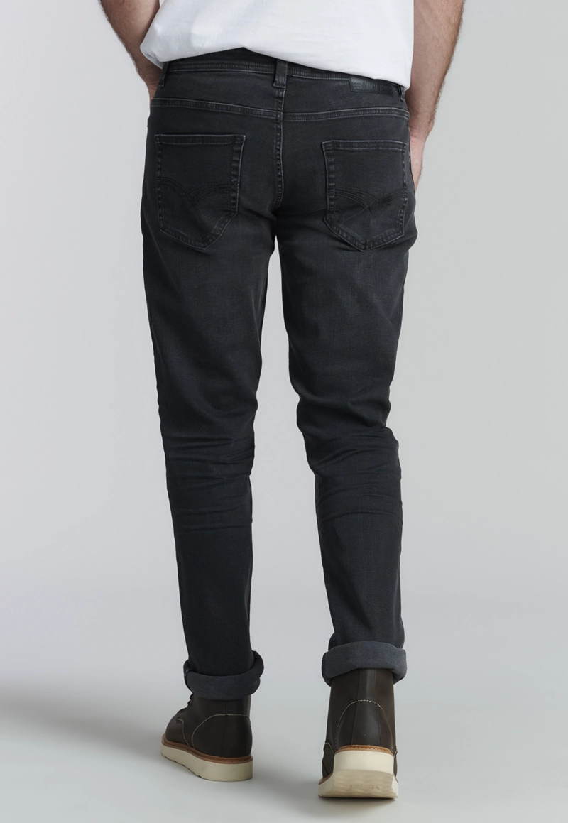 JEANS ALGODÓN HOMBRE FEROUCH GRIS BÁSICO BRISTOL FJS GREY - 4