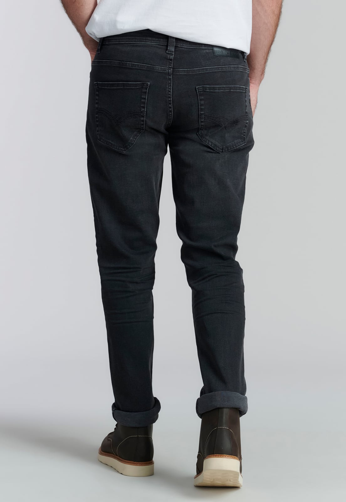 JEANS ALGODÓN HOMBRE FEROUCH GRIS BÁSICO BRISTOL FJS GREY - 4