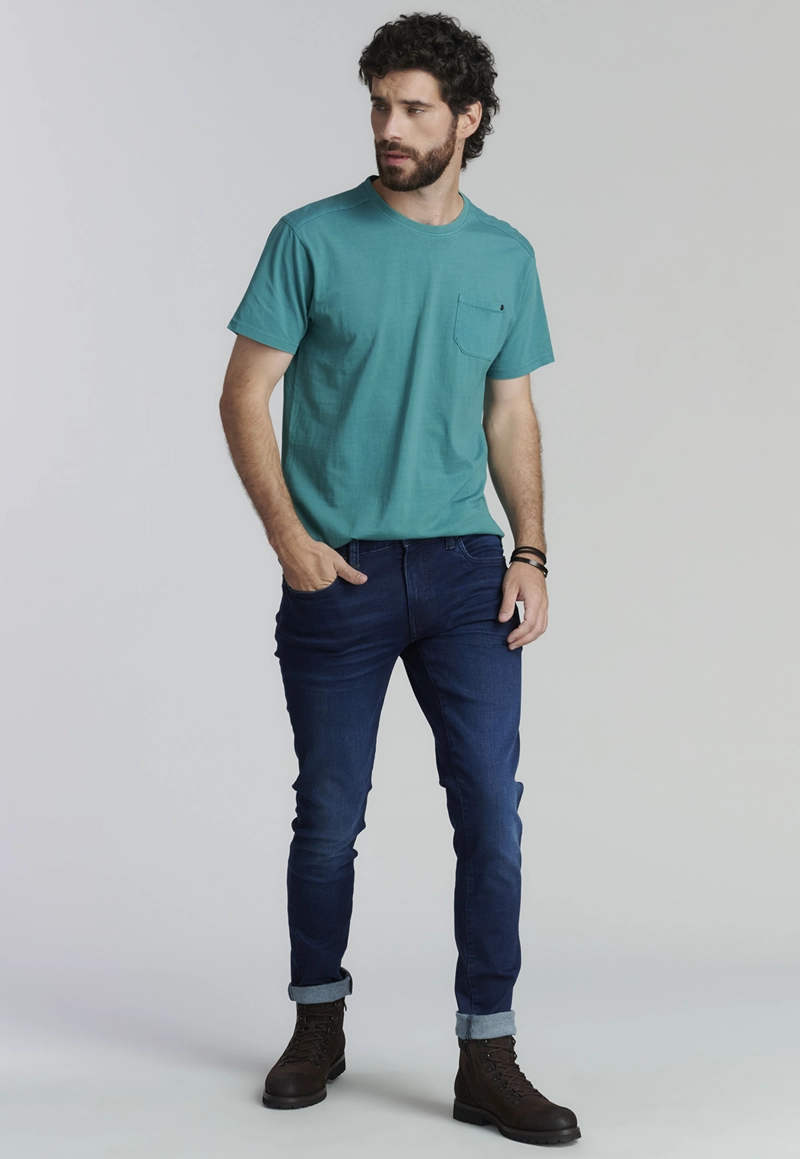 JEANS ALGODÓN HOMBRE FEROUCH AZUL MISURI FJS DK - 2