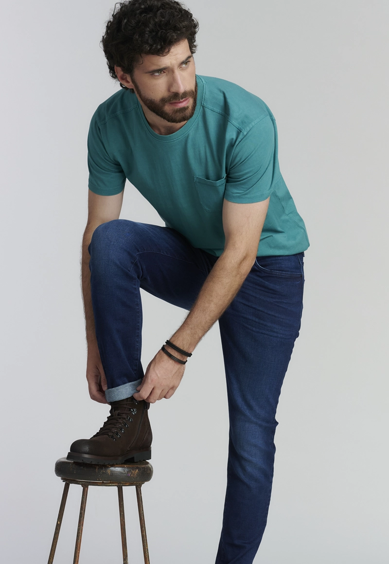 JEANS ALGODÓN HOMBRE FEROUCH AZUL MISURI FJS DK - 5