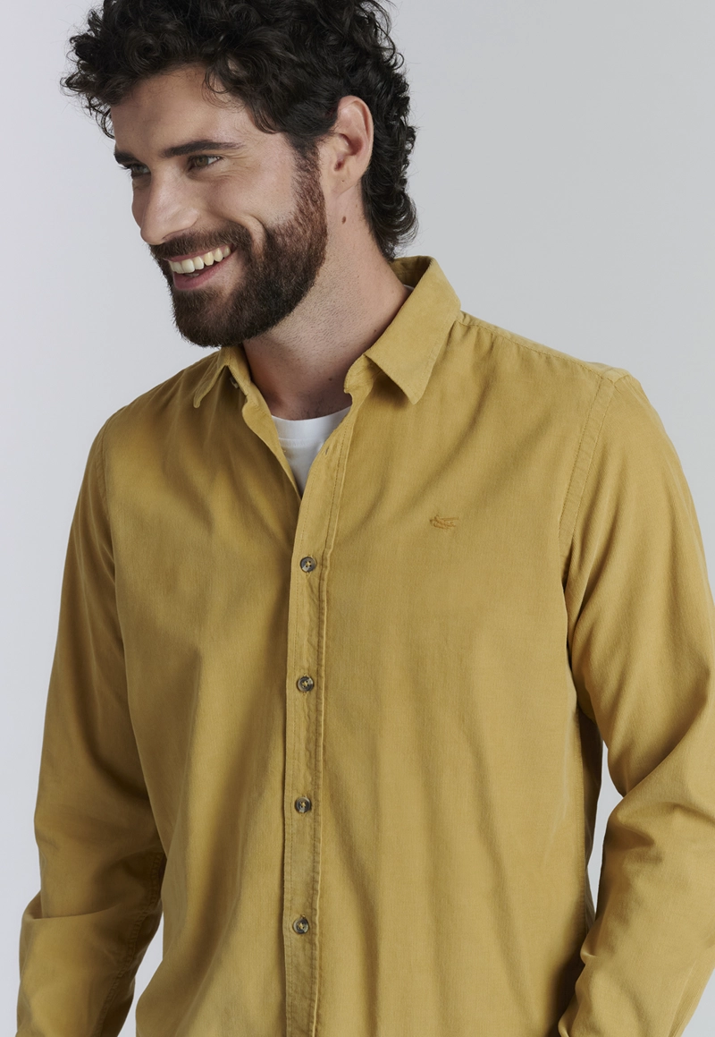 CAMISA ALGODÓN HOMBRE FEROUCH CAMEL HONOLULU FR - 2