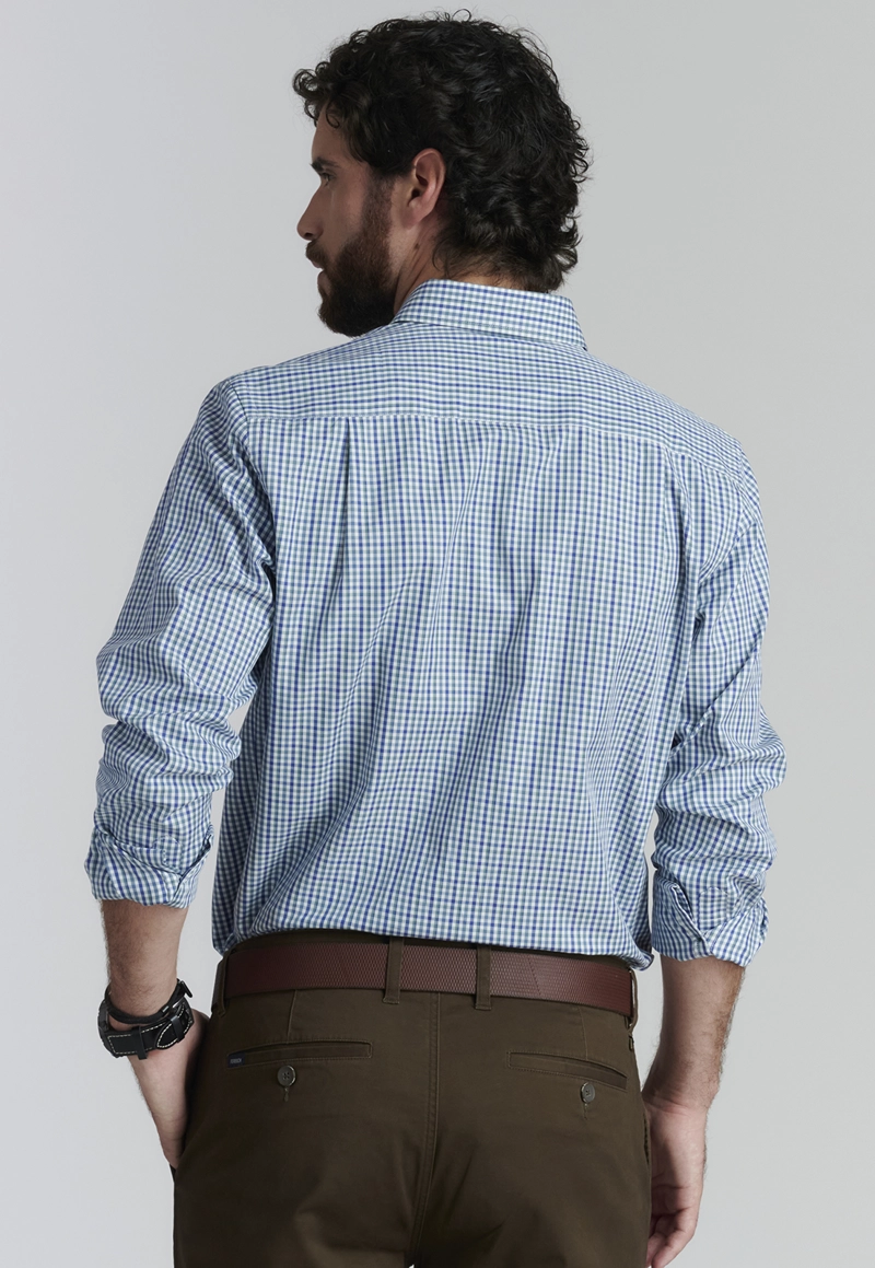 CAMISA ALGODÓN HOMBRE FEROUCH VERDE ORLANDO FR - 4