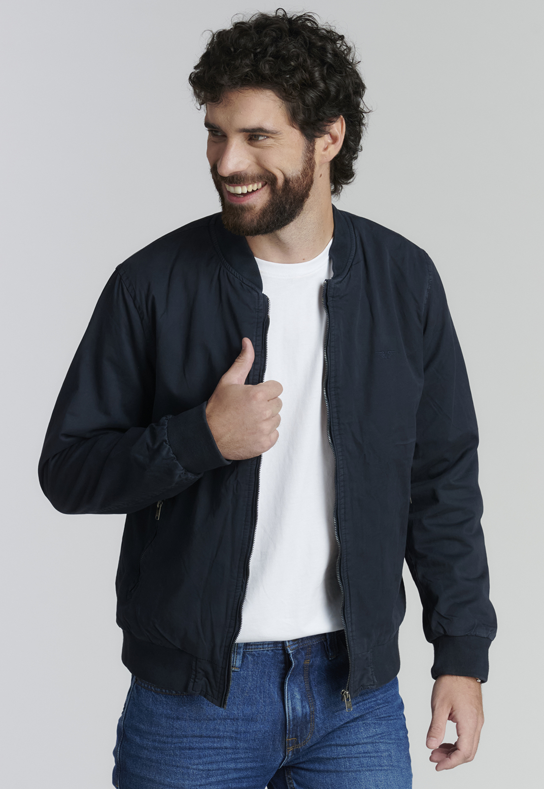 CHAQUETA ALGODÓN HOMBRE FEROUCH AZUL BOSTON FJS - 1