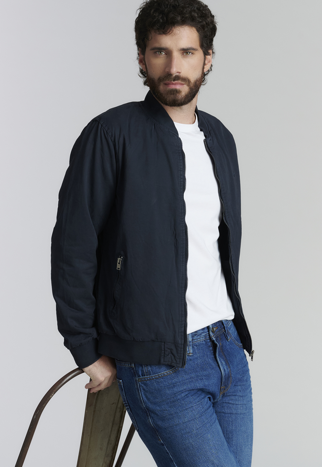 CHAQUETA ALGODÓN HOMBRE FEROUCH AZUL BOSTON FJS - 5