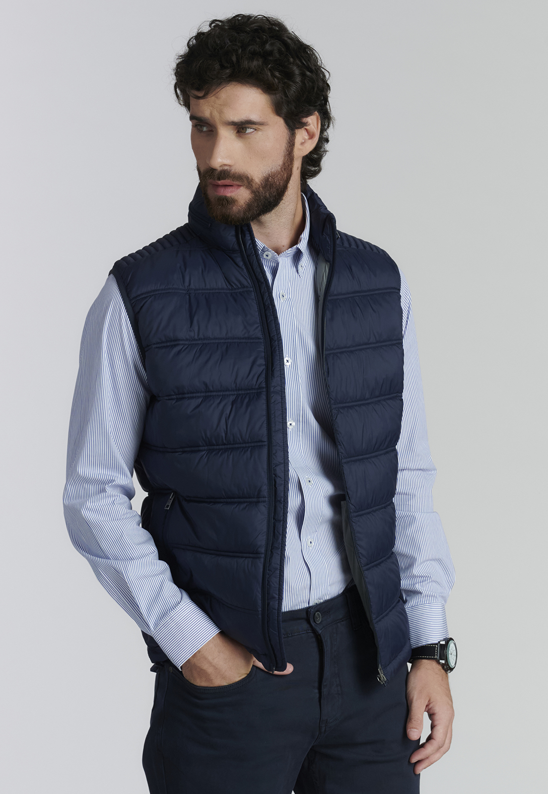 VEST HOMBRE FEROUCH AZUL DAYTONA FJS - 1